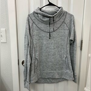 Women’s Gray Cowl Neck Hoodie